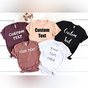 Custom shirts for any event
